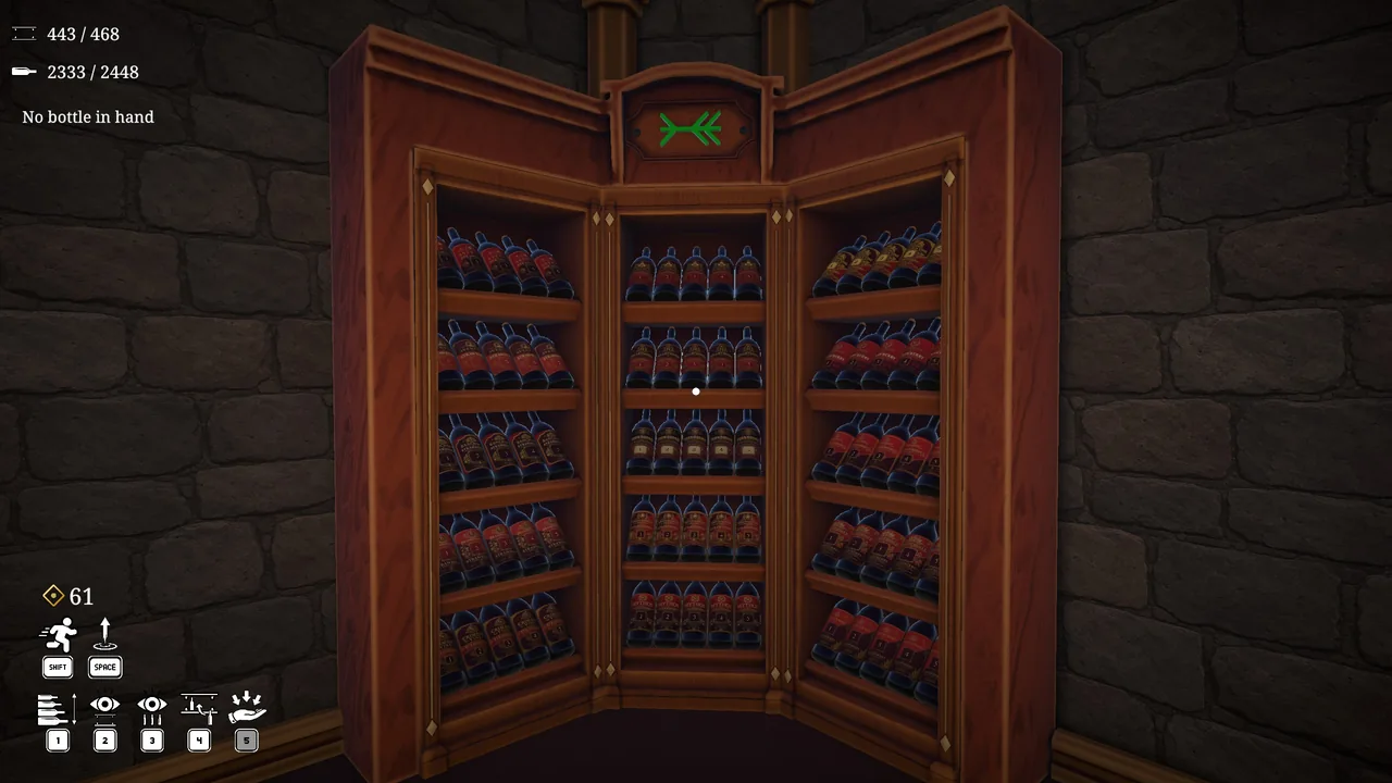 The Strawberry shelf, fifteen labels in one five-bottle group