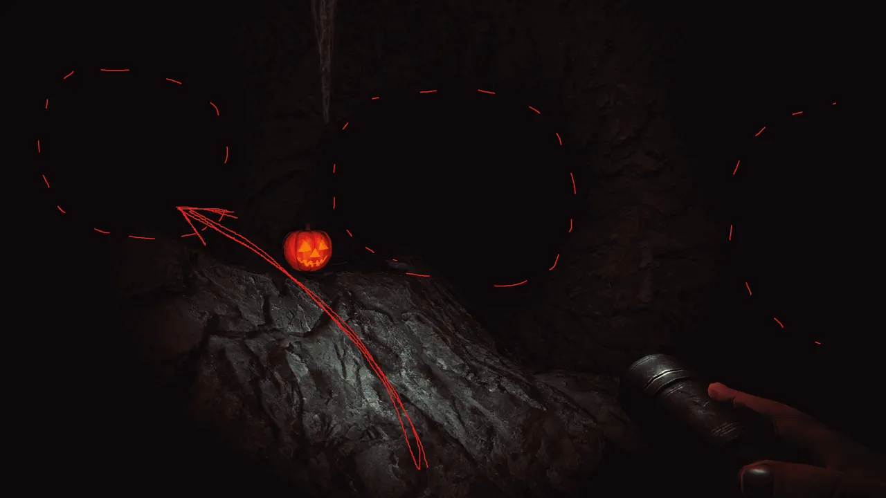 Depths Of Horror: Mushroom Day Cave floor heat comparison screenshot