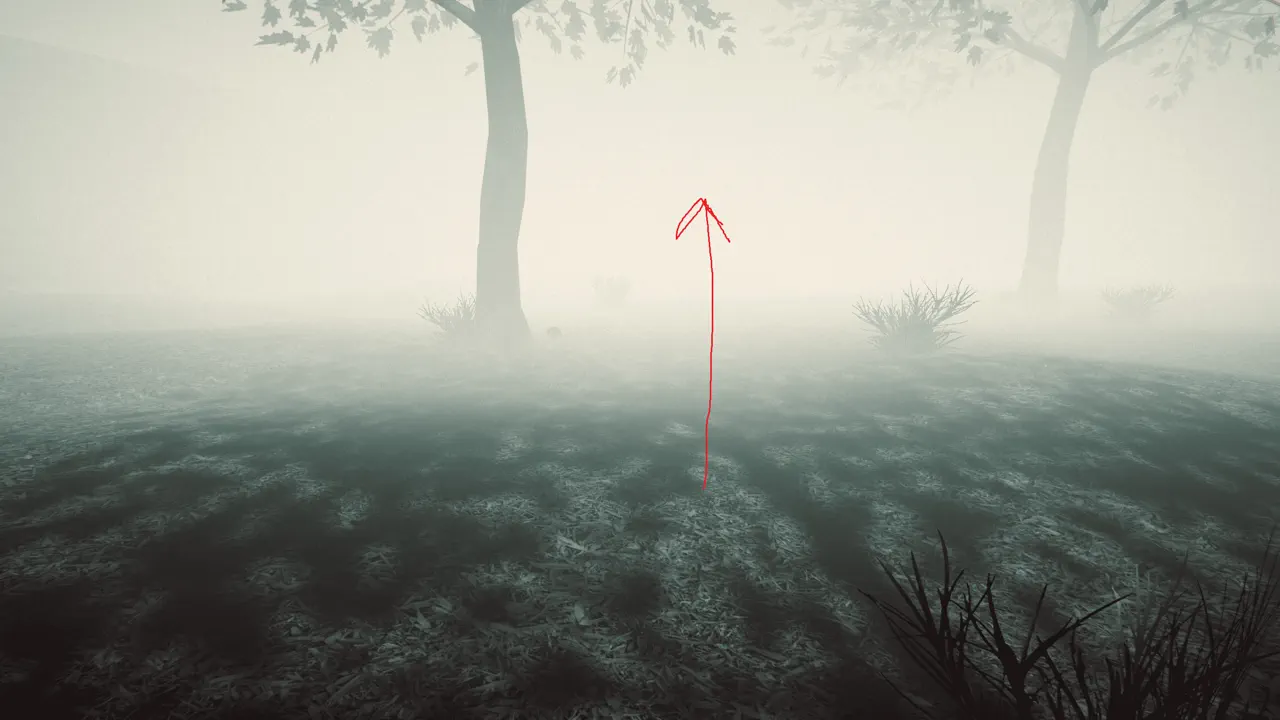 Depths Of Horror: Mushroom Day Surface Walk straight ahead until