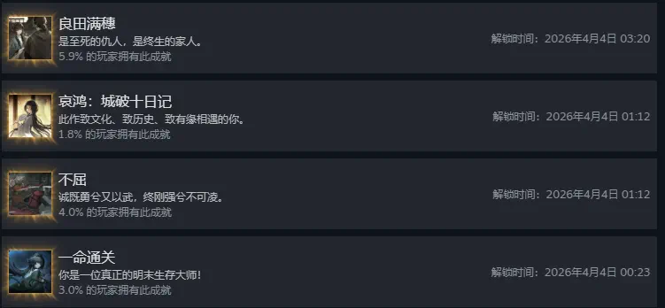 The Weeping Swan: Ten Days of the City&rsquo;s Fall 哀鸿：城破十日记